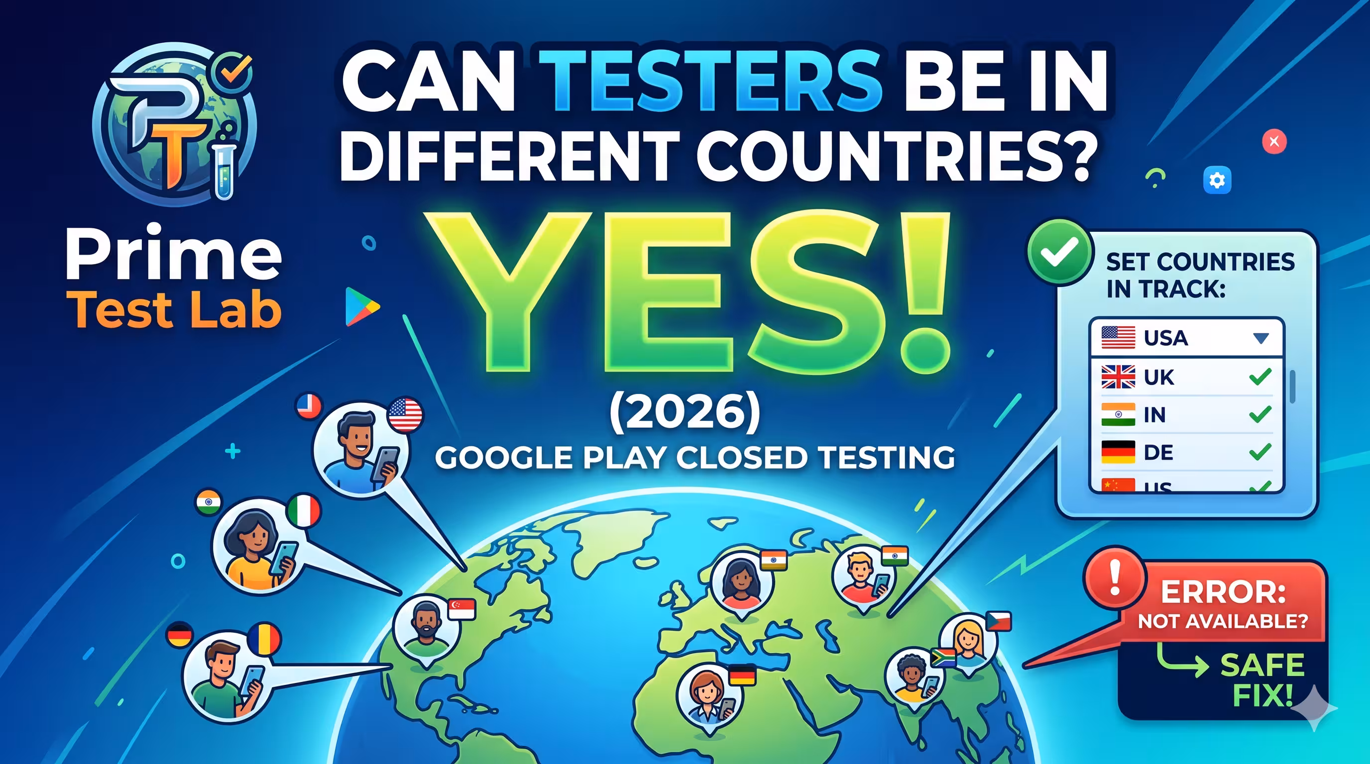 Can Testers Be in Different Countries for Closed Testing? (2026)